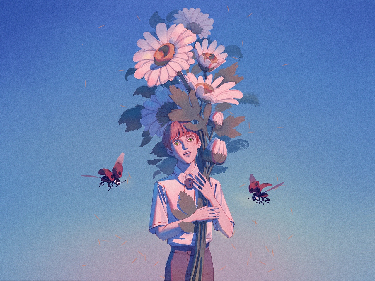 毕业设计系列插画（图ZMzA4OTEyNDIw） - 艺术插画 - 站酷设计师卷毛猫小怪原创素材 - 站酷ZCOOL