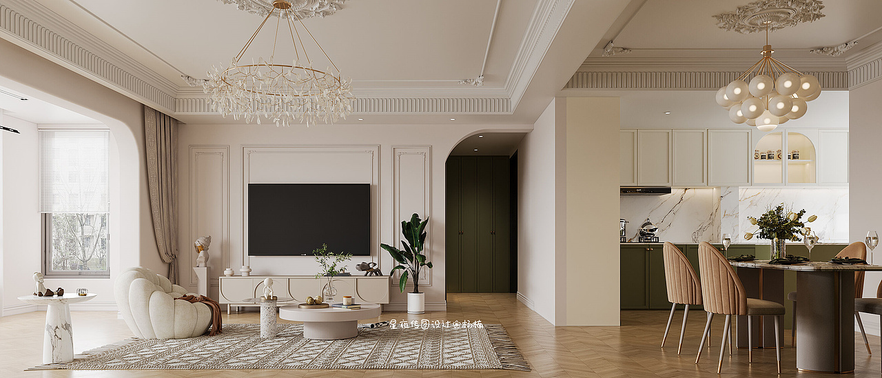 法式装修风格，来一场艺术与浪漫的约会！