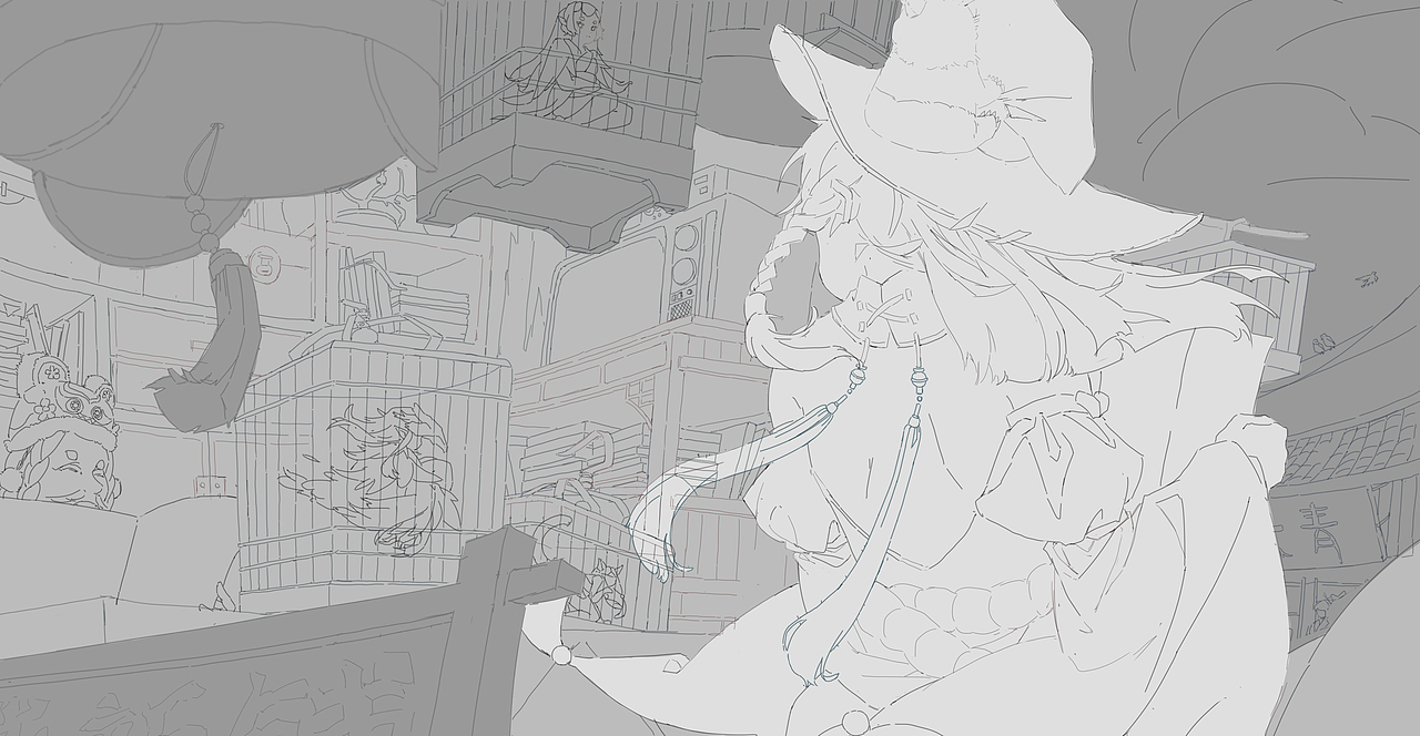 【LiAN】千年魔女幻想——塔拉苏（图ZMzE5ODMzNTQw） - 商业插画 - 站酷设计师枇琵杷琶酱原创素材 - 站酷ZCOOL