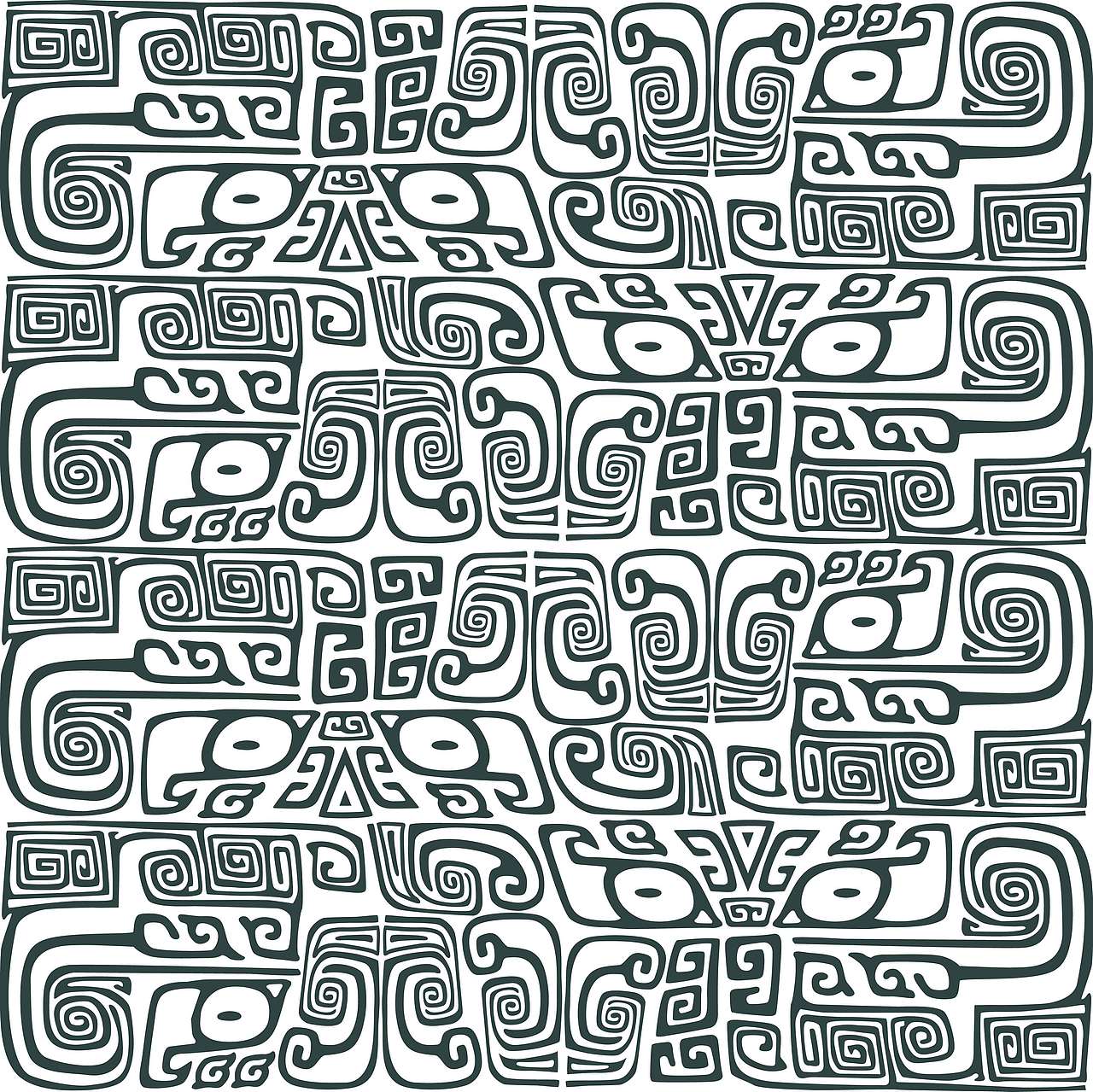 三星堆纹VS青铜器纹（图ZMzQzMzk3Mzg0） - 图案 - 站酷设计师字言字语1314原创素材 - 站酷ZCOOL