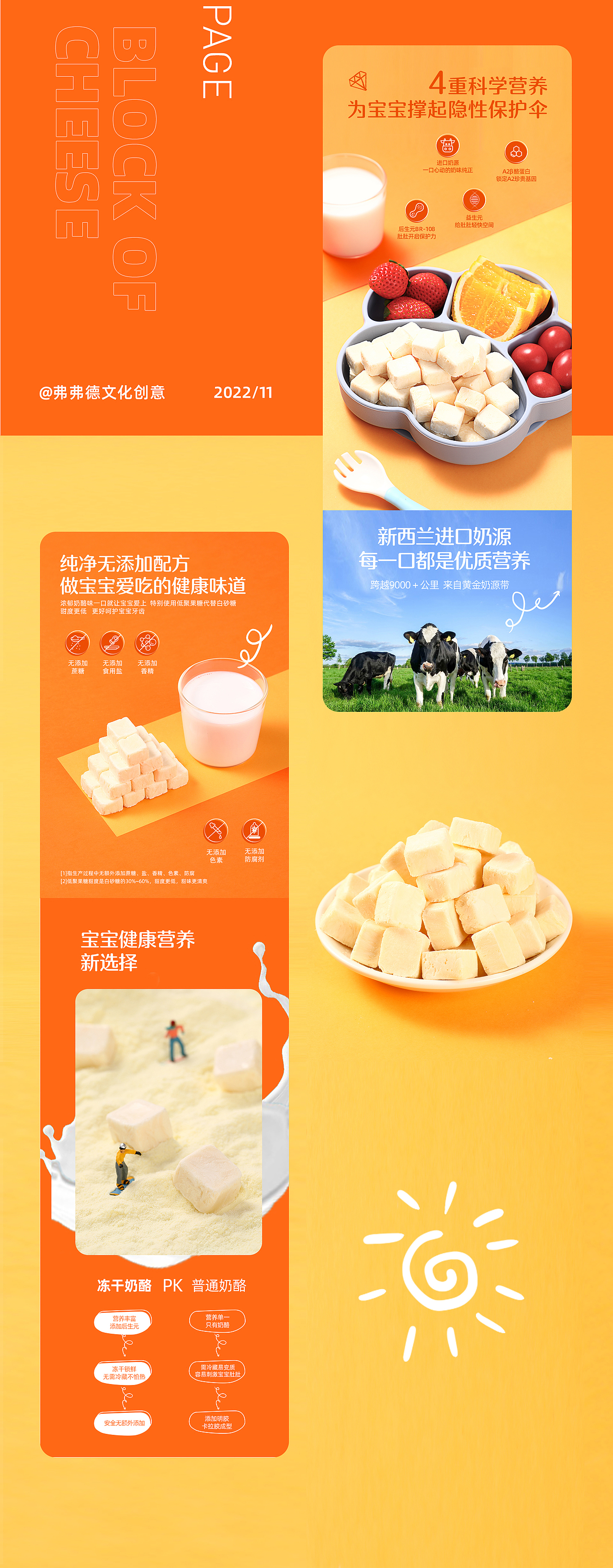 儿童益生菌奶酪品牌全案策划 电商详情页设计 奶酪棒（图ZMzIyMTc2MTI4） - 电商 - 站酷设计师超限品牌咨询原创素材 - 站酷ZCOOL