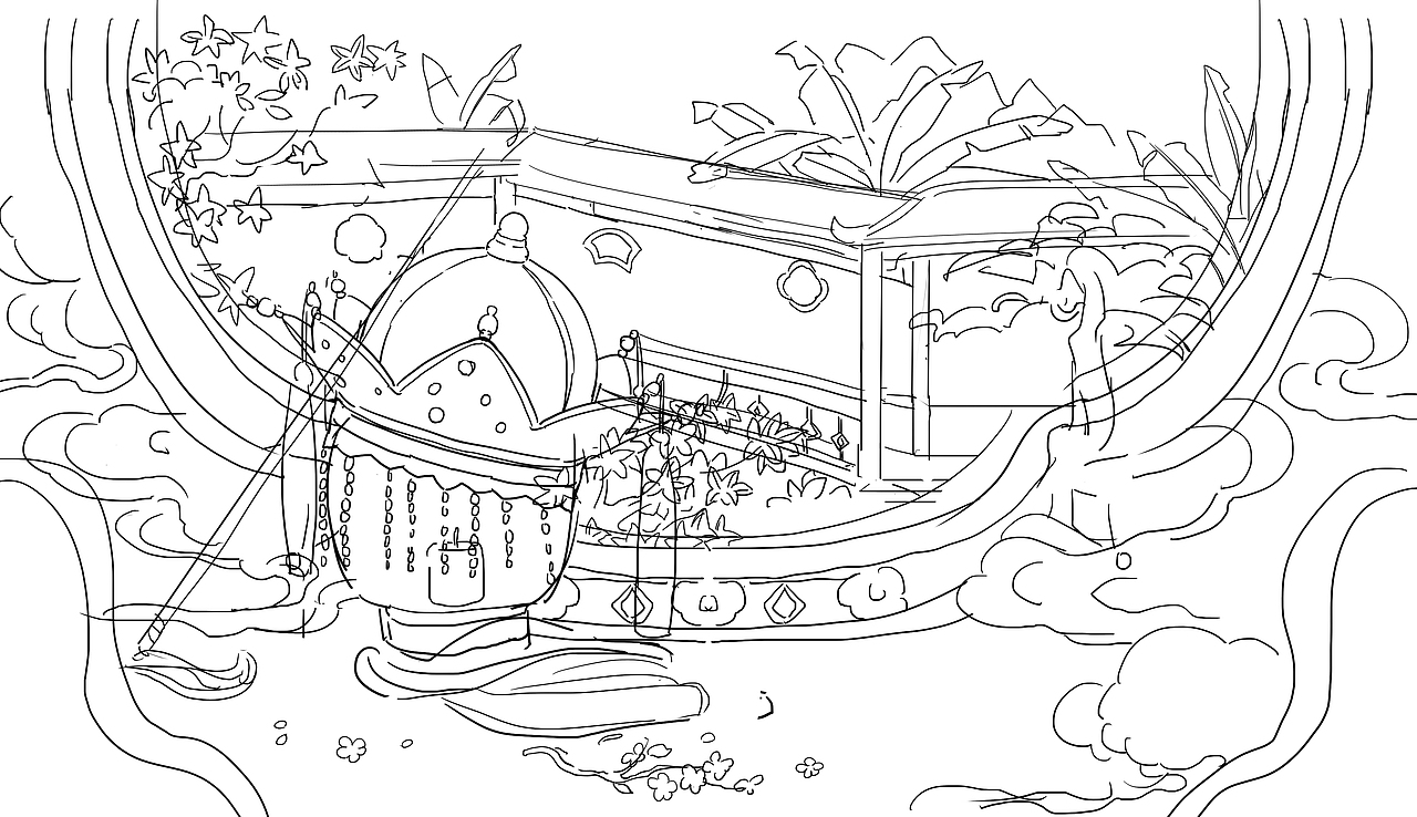 红楼梦-共读西厢（图ZMzE1MTc5MzMy） - 商业插画 - 站酷设计师插画师宴山原创素材 - 站酷ZCOOL