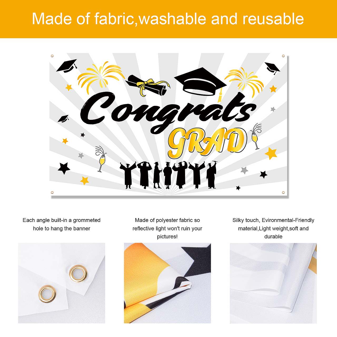亚马逊主图 毕业横幅（图ZMzAyODg4MjQ4） - 宣传物料 - 站酷设计师甄甄_Phoebe原创素材 - 站酷ZCOOL
