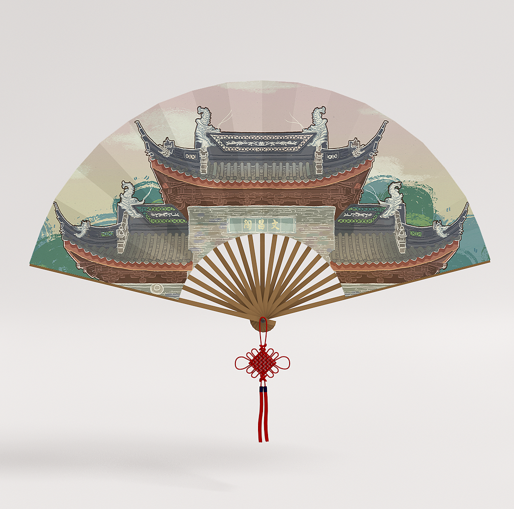 苏州“运河十景”主题插画及衍生（图ZMzAzMTE2ODU2） - 创作习作 - 站酷设计师菠萝黄桃派原创素材 - 站酷ZCOOL