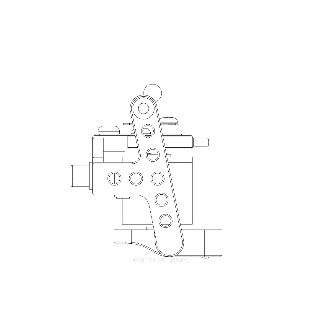 一个单线圈的纹身机