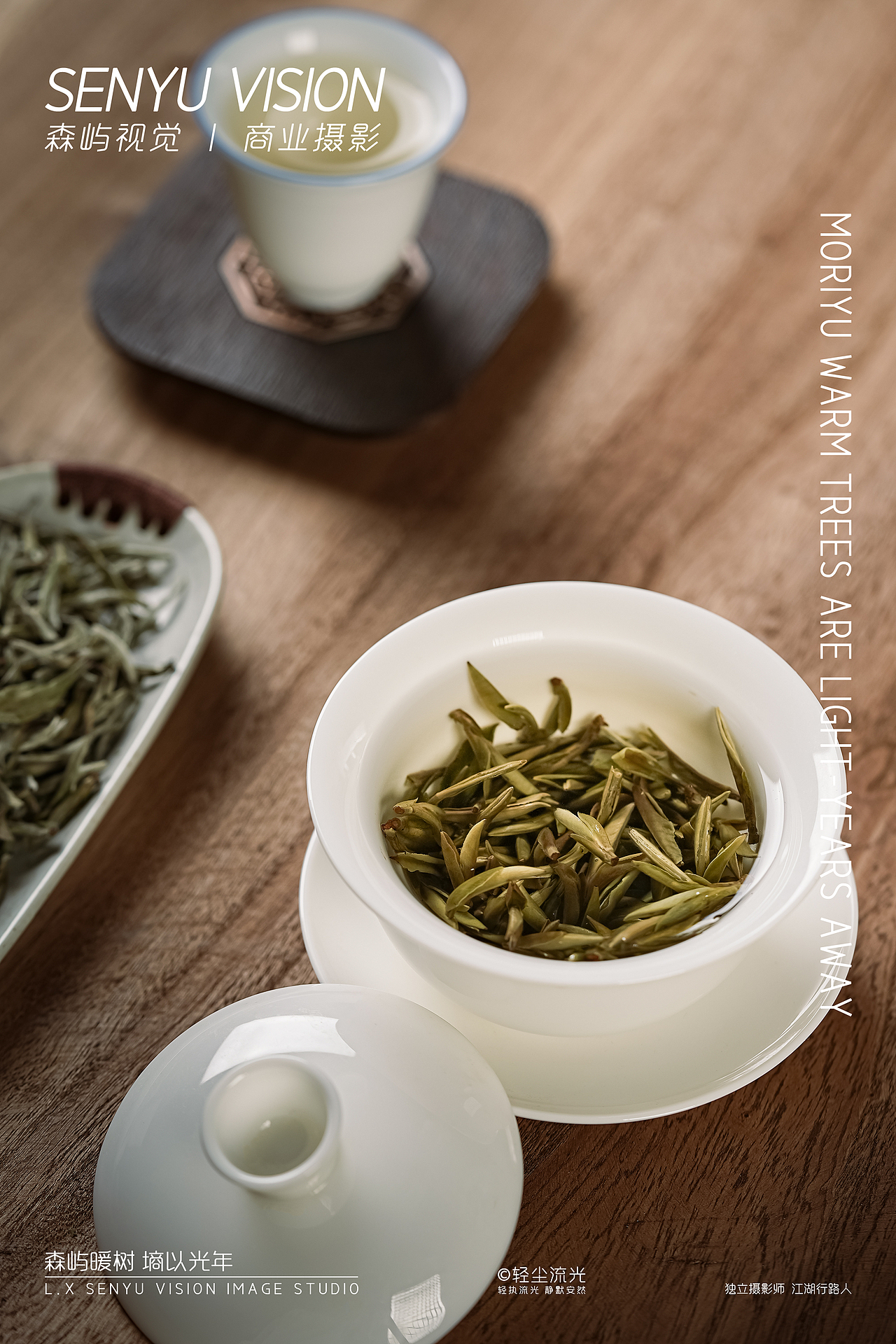 特级白毫银针商业摄影