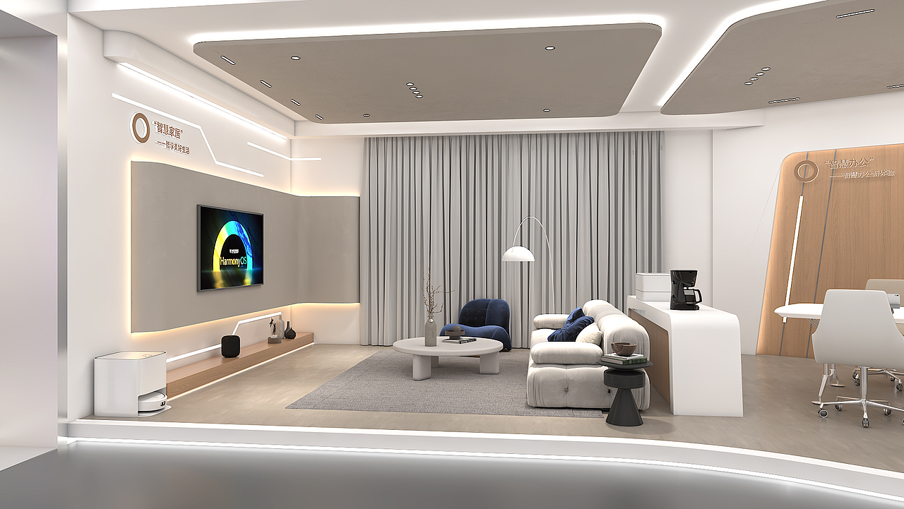 企业展厅-华为-校园展厅