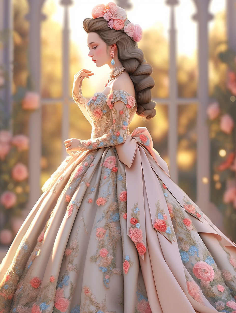 【AI探索】华丽的礼服系列（9）