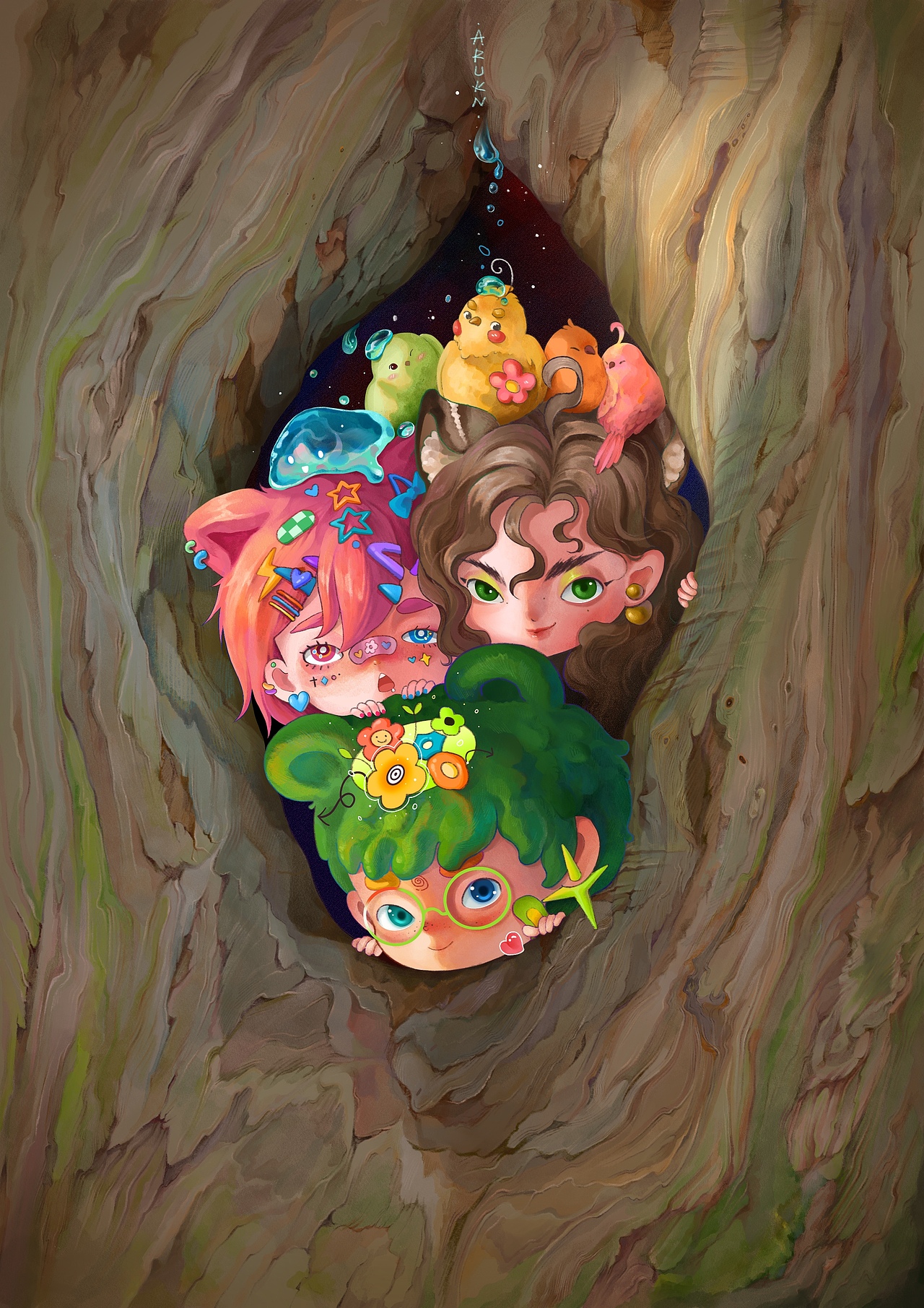 猛兽出洞（图ZMjk3MjQxNDQw） - 创作习作 - 站酷设计师arukn原创素材 - 站酷ZCOOL