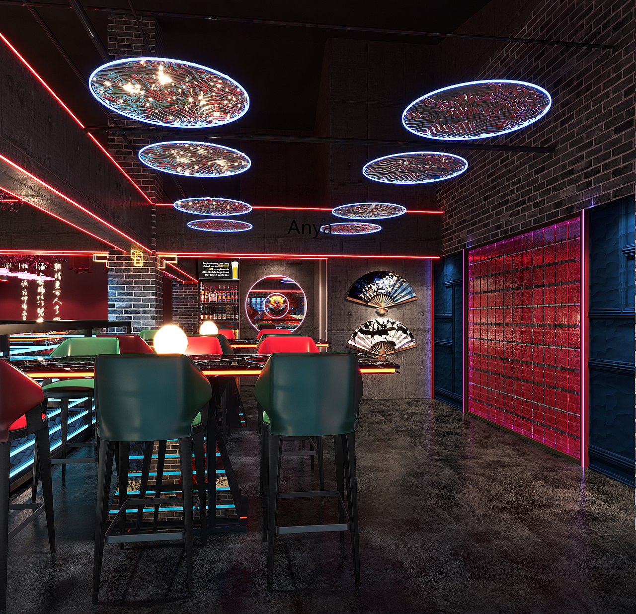 工装设计_国潮酒吧