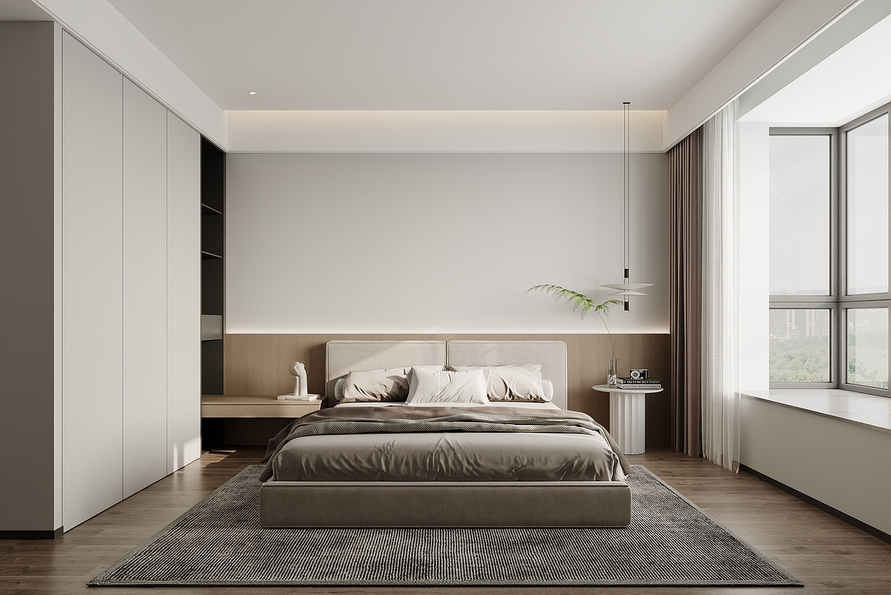 现代极简|奶油|克莱因蓝|重奢|法式奶油|侘寂（图ZMzE5MjA4ODIw） - 建筑/空间 - 站酷设计师一心只为做图人原创素材 - 站酷ZCOOL