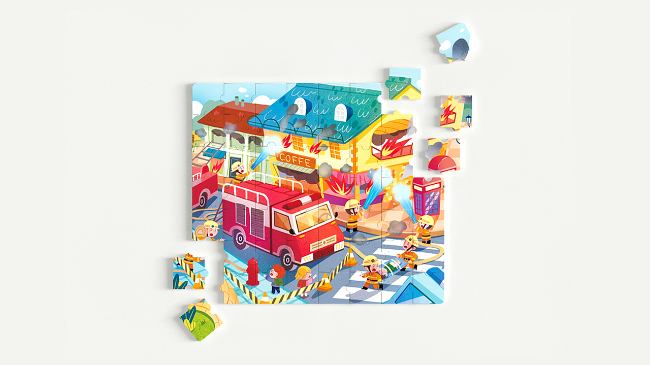 上半年桌游及拼图项目总结（图ZMzExMTA5OTU2） - 儿童插画 - 站酷设计师比巴卜酱原创素材 - 站酷ZCOOL