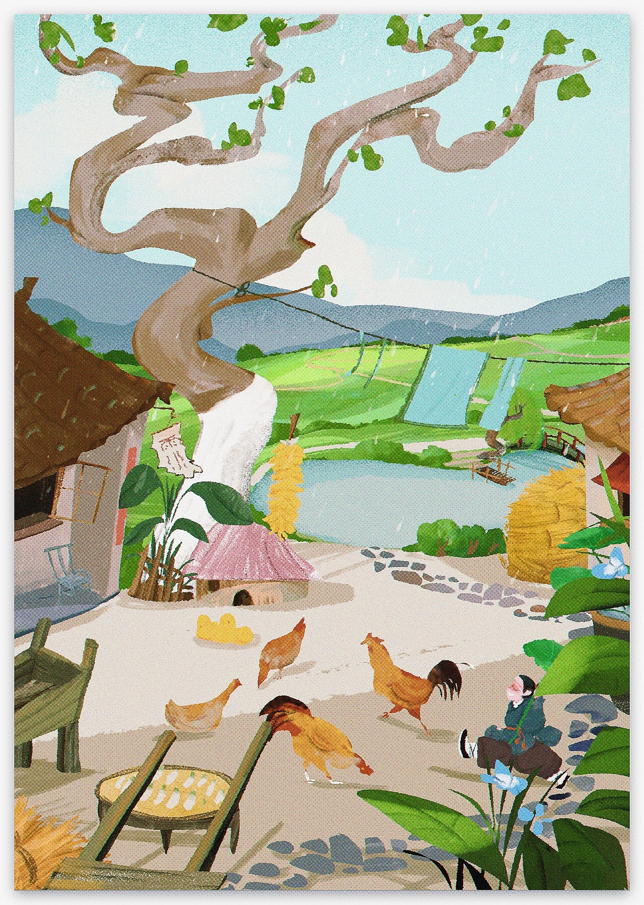 首届氛围感国风场景插画挑战赛-02（图ZMzIxNTkyMDgw） - 商业插画 - 站酷设计师后退三千里原创素材 - 站酷ZCOOL