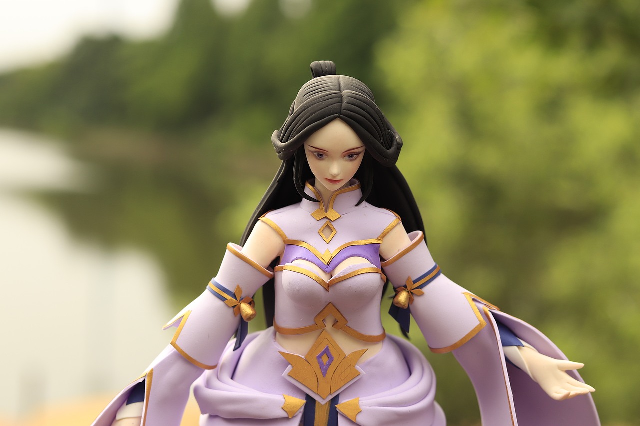 超轻粘土自制手办 紫霞仙子（王者荣耀露娜）