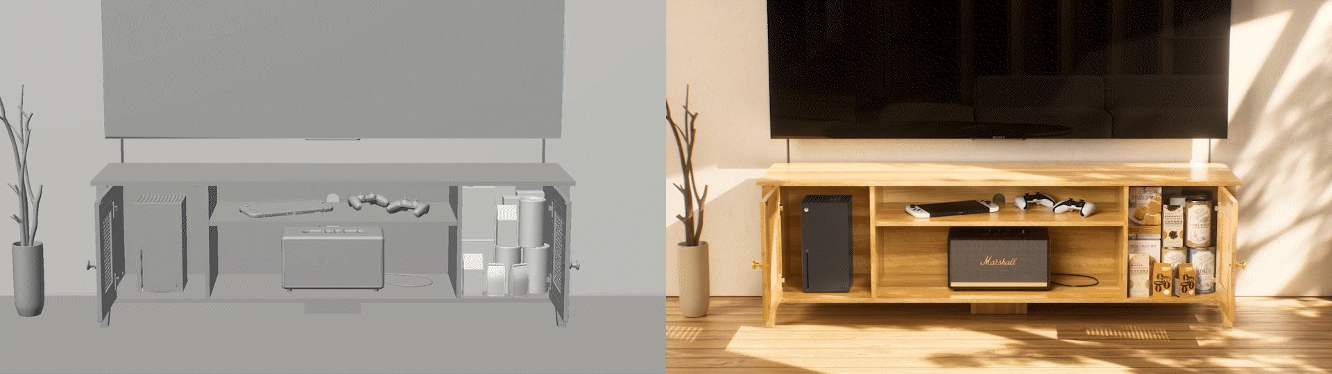 Veelok - TV Bench（图ZMzYwNjE3Mzcy） - 产品 - 站酷设计师贰肆摴殅原创素材 - 站酷ZCOOL