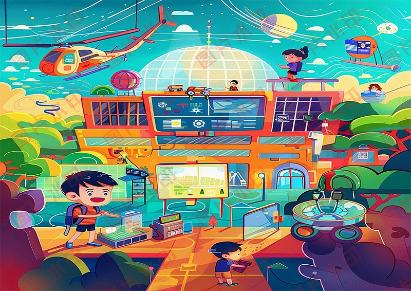 学生电脑绘画绘图作品信息素养活动作品制作设计2410