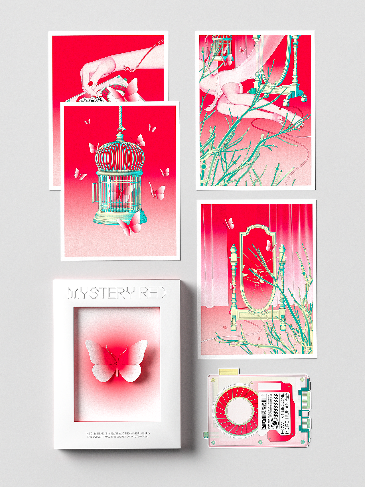 MysteryRed谜红（图ZMzYyODM0Nzky） - 艺术插画 - 站酷设计师拐拐君原创素材 - 站酷ZCOOL