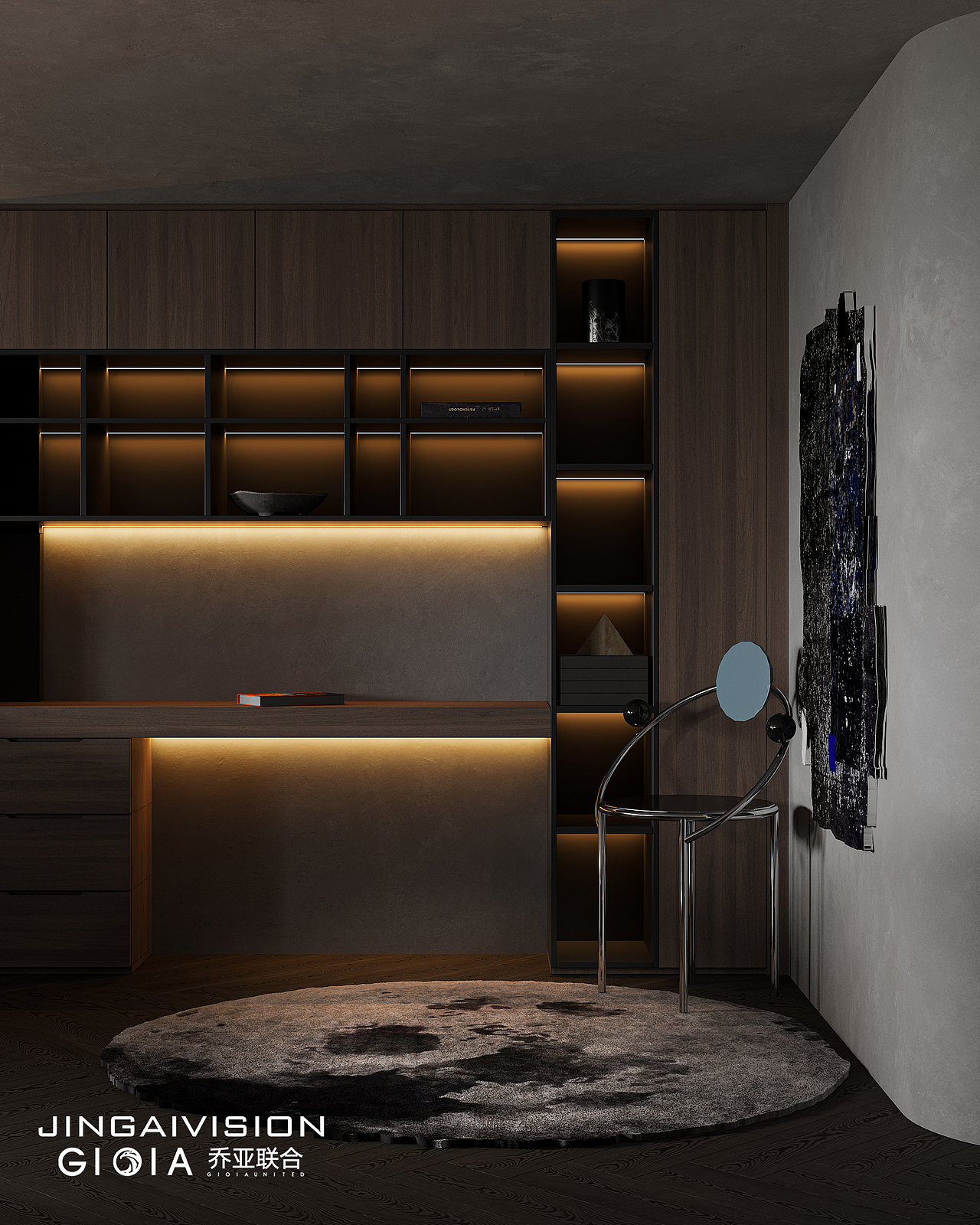 金该 | 暗黑系新作（图ZMjk2ODg3MzM2） - 家装设计 - 站酷设计师金该画图壹哥原创素材 - 站酷ZCOOL