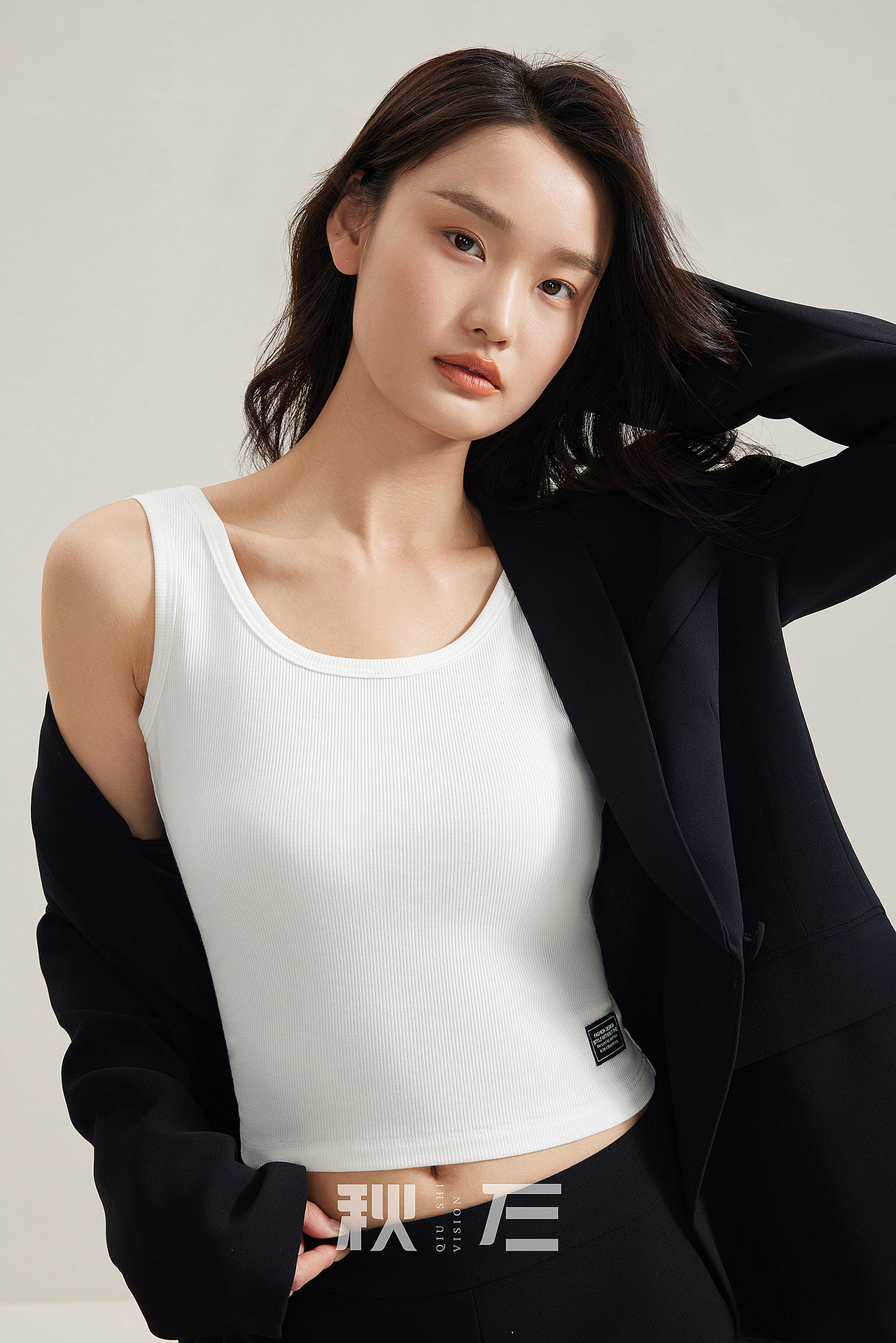 三针夏装电商拍摄 T恤女装 素色背心 速干衣