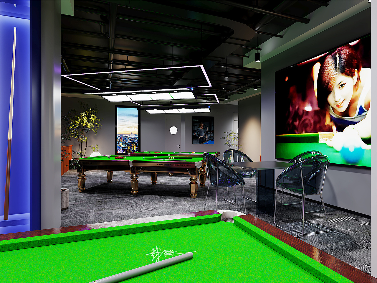 棋牌室设计||国潮文化打造网红棋牌空间