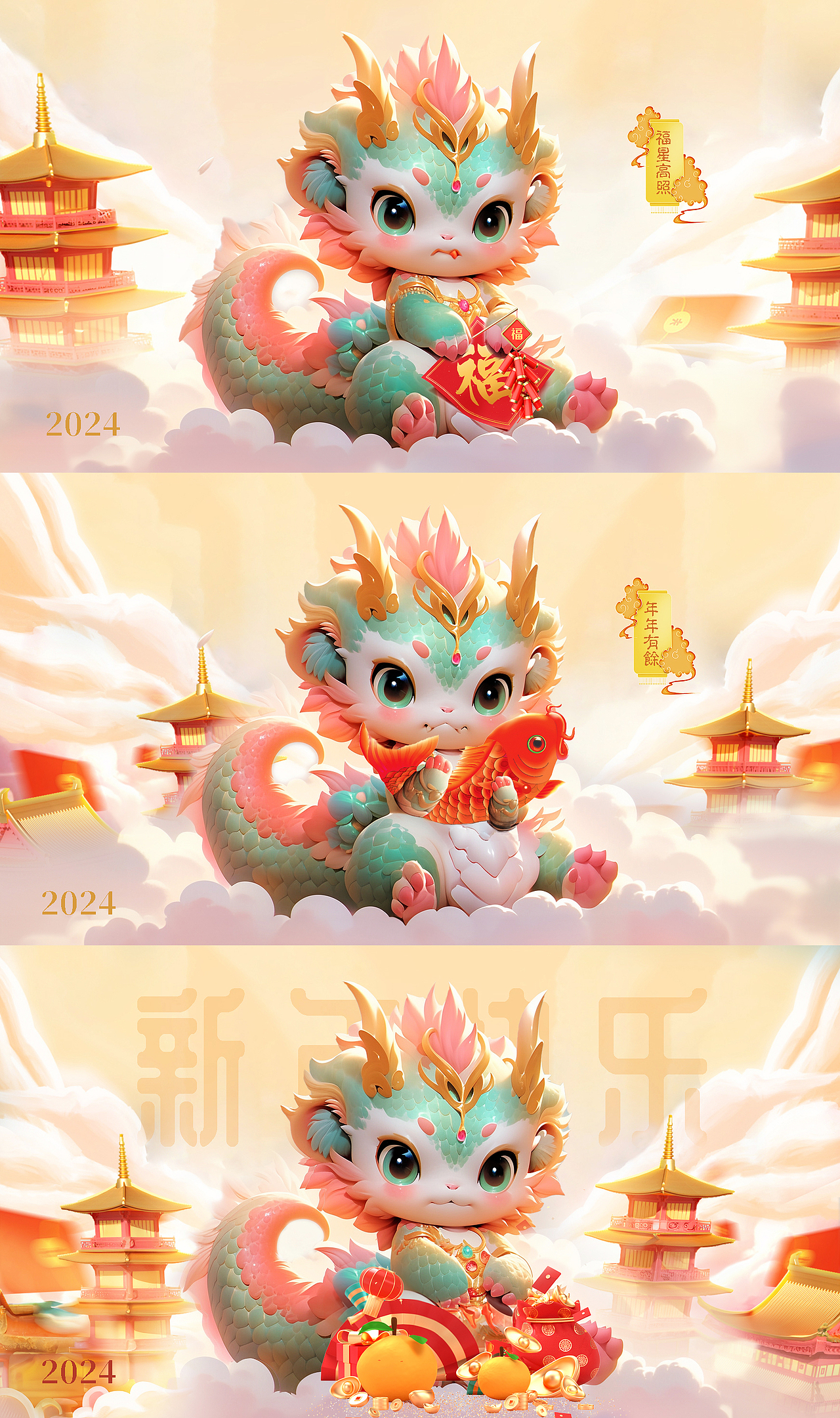 2024青龙 新年版 | IP全案 | 原创潮玩IP | IP图库