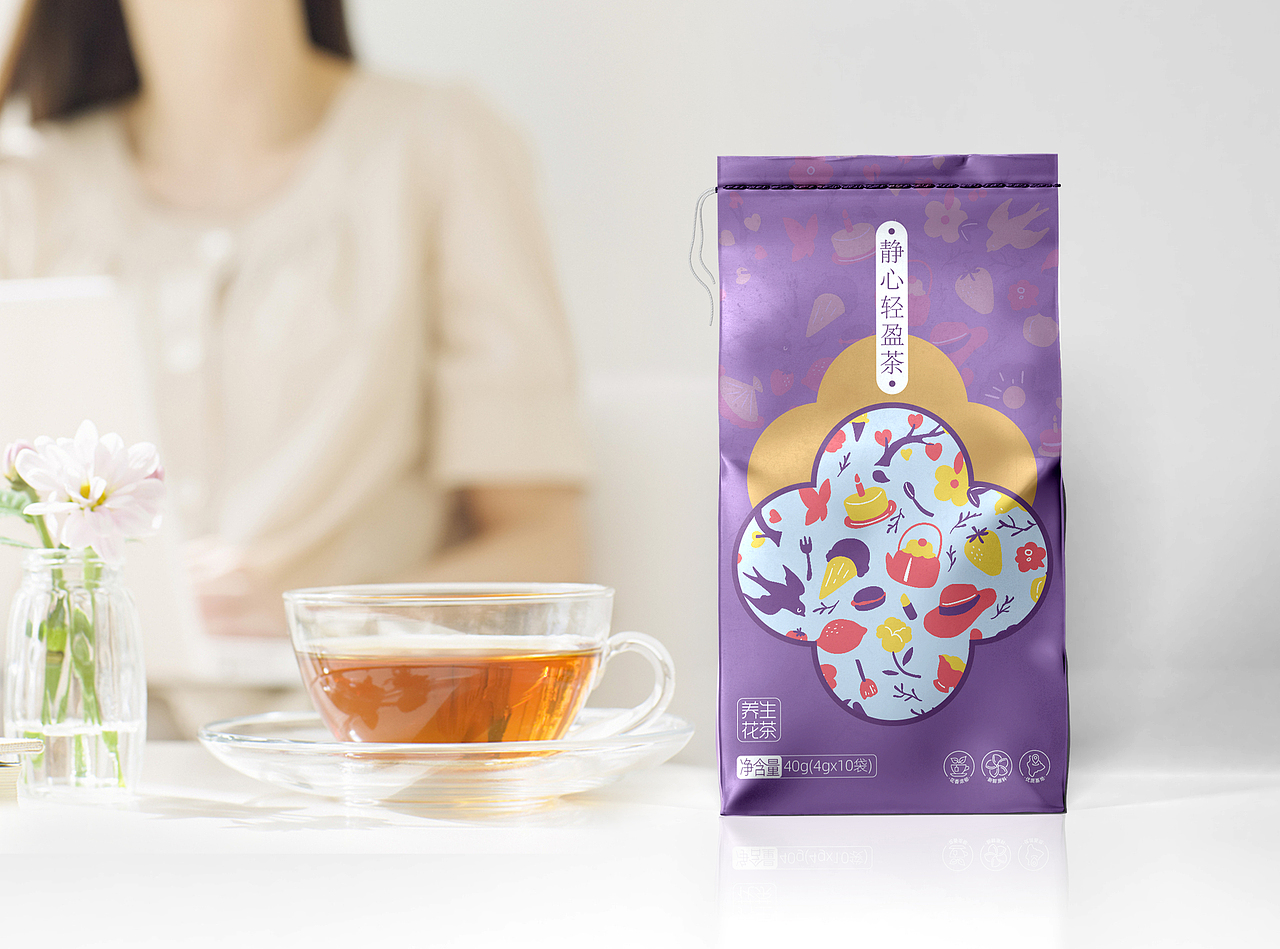 养颜花茶包装设计|快消品包装设计|茶叶包装设计（图ZMzExMjAyNTg0） - 包装 - 站酷设计师原道产品包装设计原创素材 - 站酷ZCOOL