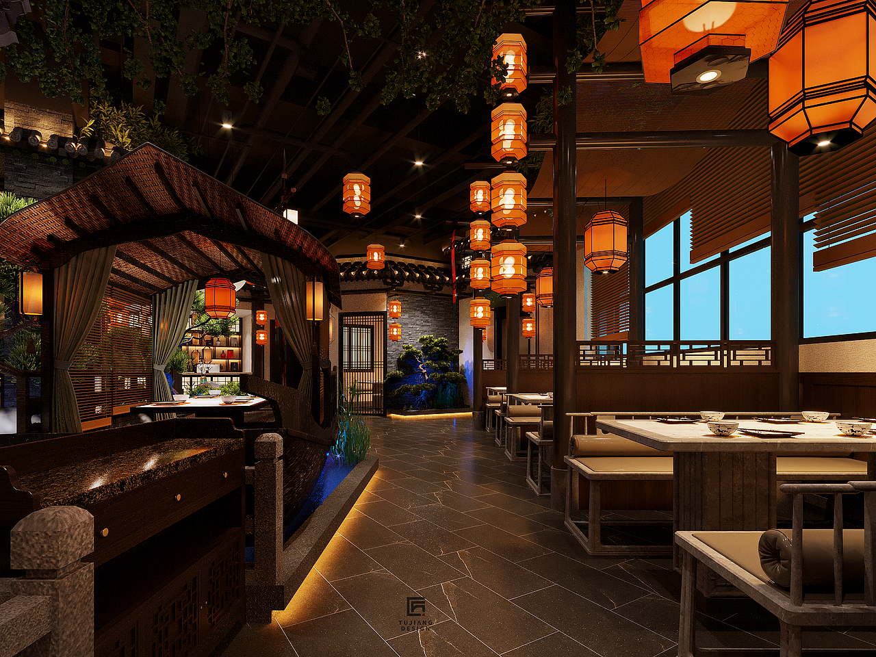 徽中式餐厅|徽州文化与现代商业的完美结合!