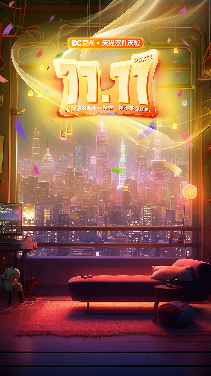 天猫直播间背景图