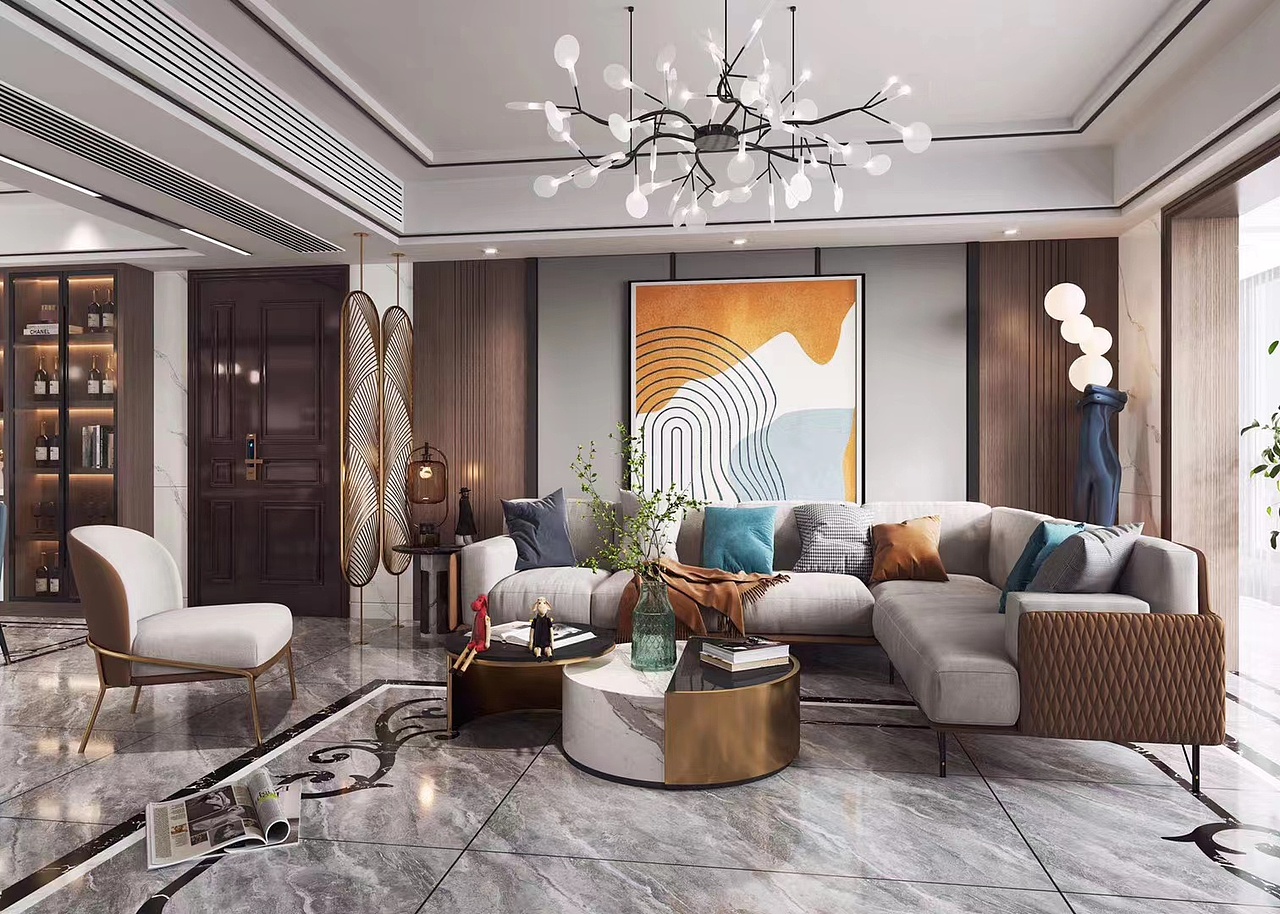 安徽三口设计实训基地分享室内设计效果图表现作品