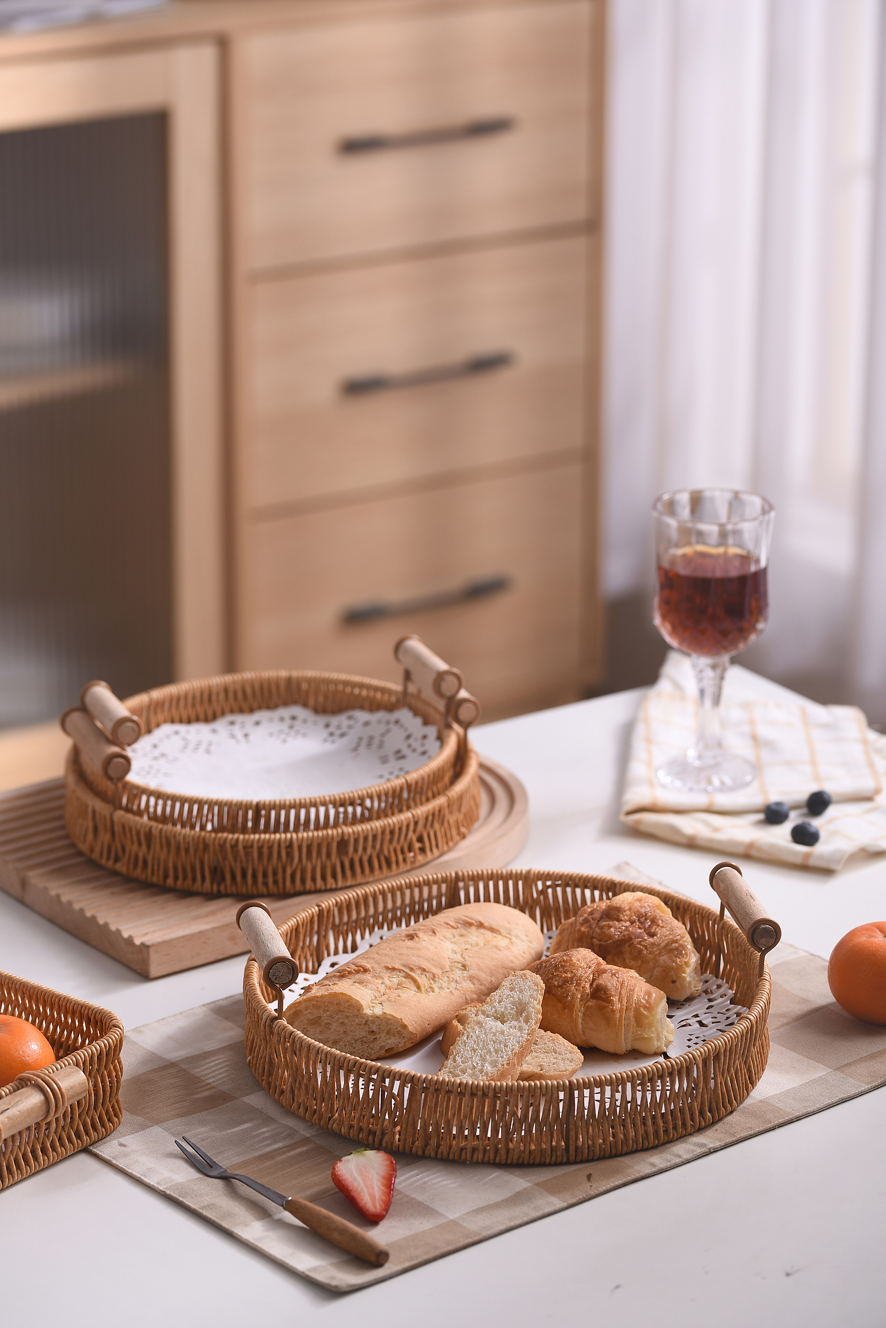 干湿果盘+炭烤炉