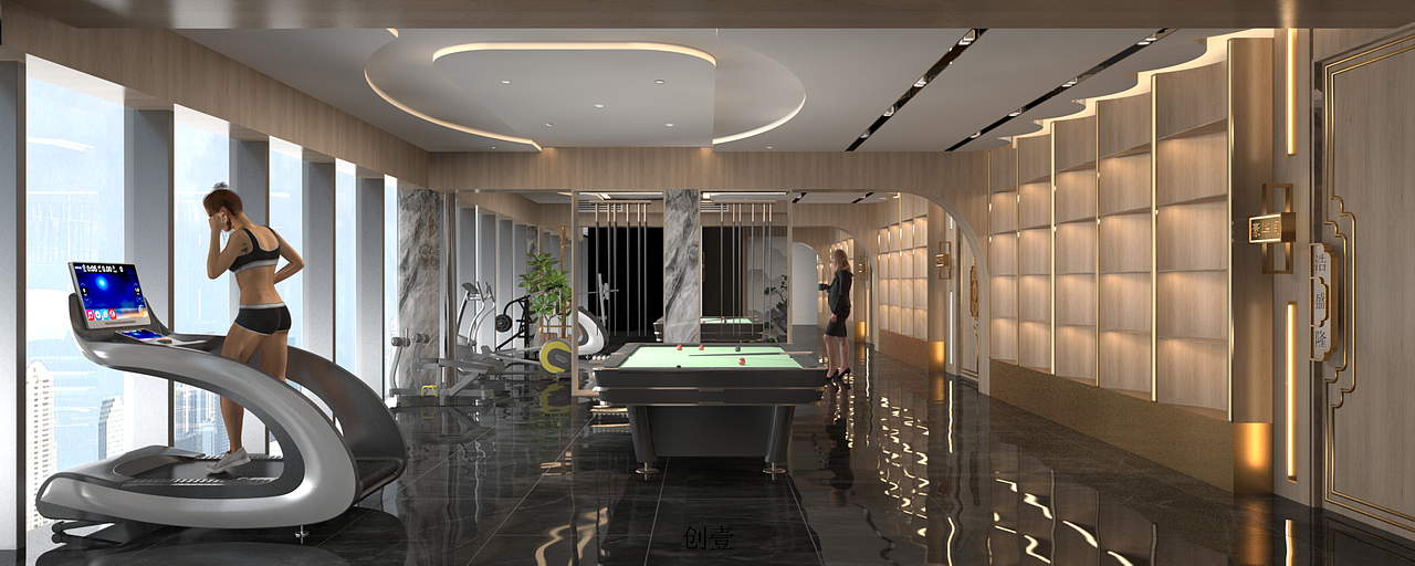 商业会所效果案例（图ZMzE1NTE5MTUy） - 商业空间设计 - 站酷设计师创壹原创素材 - 站酷ZCOOL