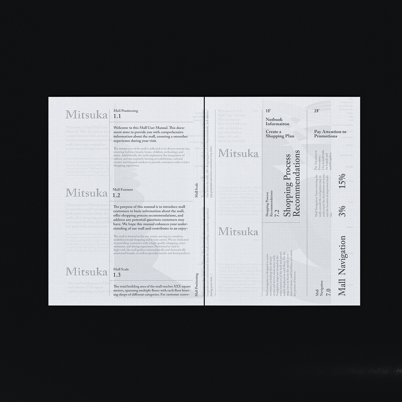 Mitsuka Department Store Brand identity