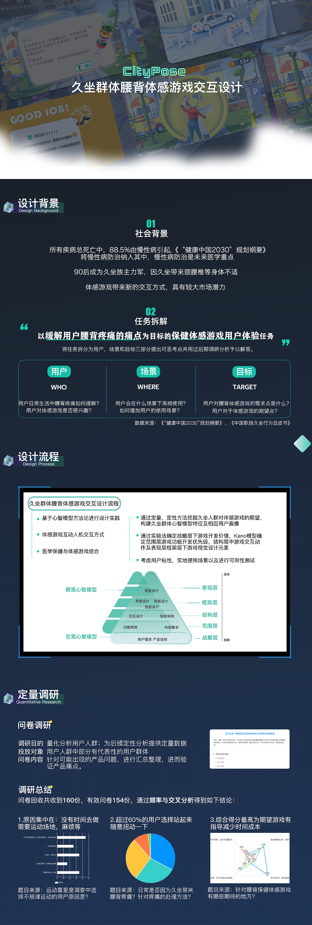 “城市姿态”-久坐群体腰背体感游戏交互设计