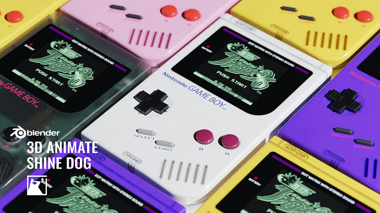 【blender】产品动画 Gameboy（图ZMzI0NDU2MjYw） - 产品 - 站酷设计师sssssshinedog原创素材 - 站酷ZCOOL