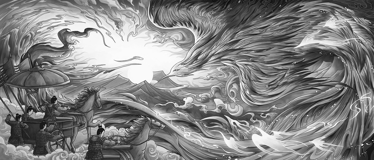 中国神话传说故事(图ZMzQ1MTI5ODk2) - 绘本 - 站酷设计师行水娃原创素材 - 站酷ZCOOL