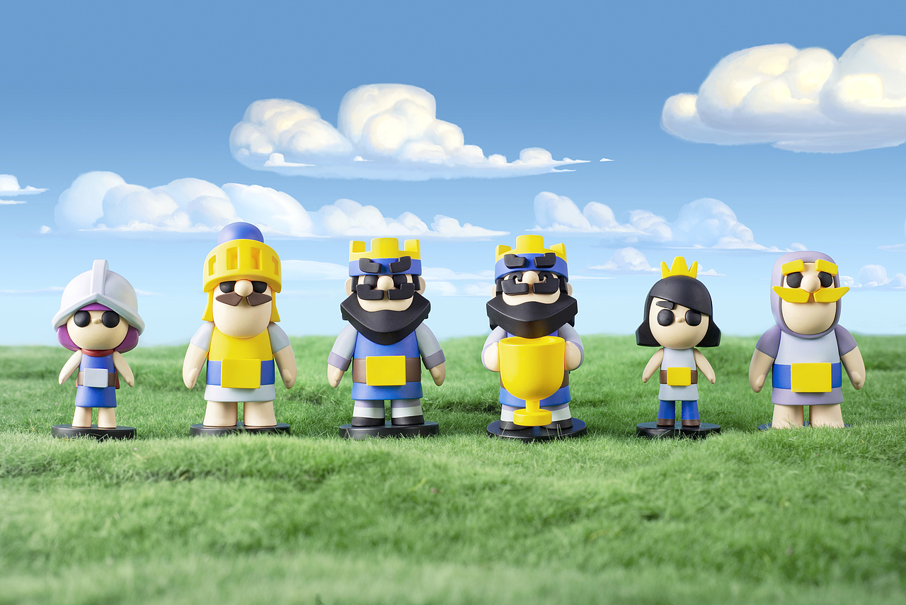 部落沖突皇室戰(zhàn)爭(zhēng) | 手辦研發(fā)（圖ZMzA1Mzk5MTM2） - 玩具 - 站酷設(shè)計(jì)師白焰工作室原創(chuàng)素材 - 站酷ZCOOL