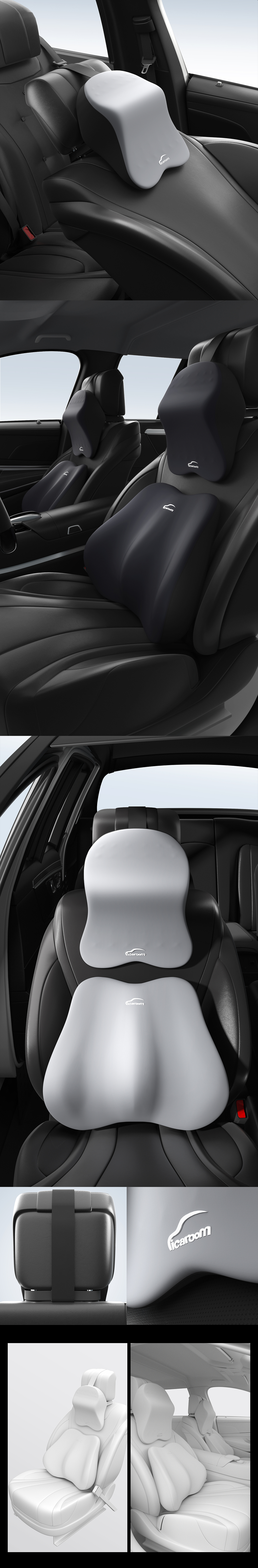 【头枕腰靠渲染】车内场景建模&渲染&详情全套~（图ZMzI4NTYyMTcy） - 其他三维 - 站酷设计师welly208原创素材 - 站酷ZCOOL