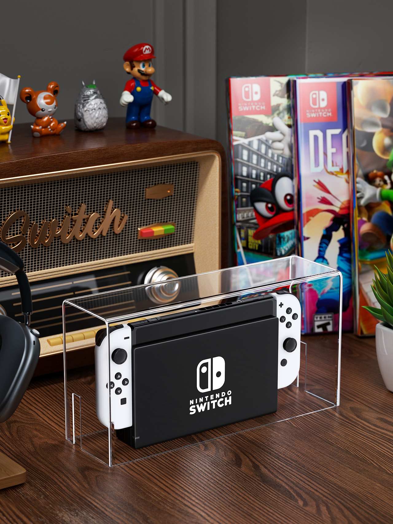 SWitch防尘罩、游戏手柄四口充电器、三合一拓展坞