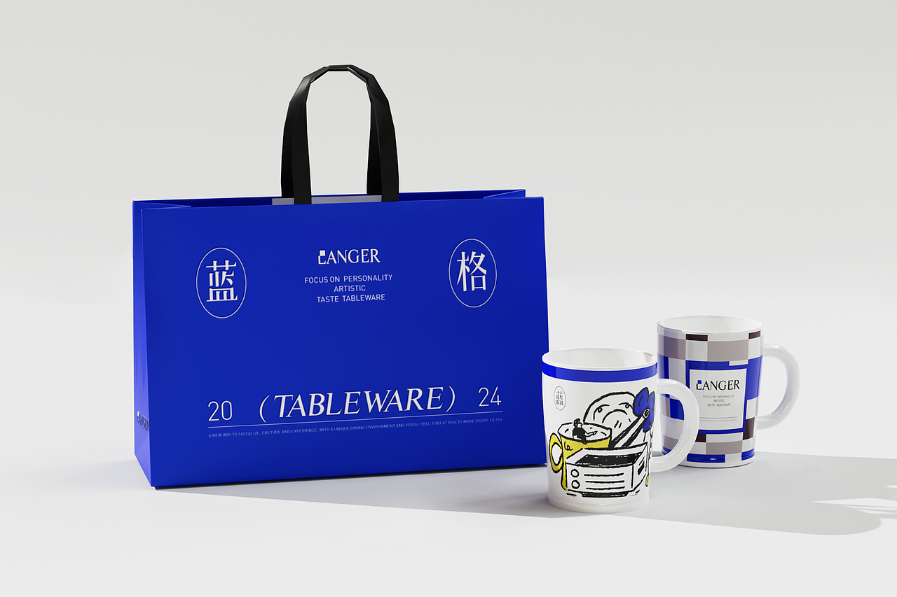 LANGER蓝格 | 艺术餐具品牌设计 | LOGO包装（图ZMzY1NzY0MzM2） - 品牌 - 站酷设计师筱姚鹿原创素材 - 站酷ZCOOL