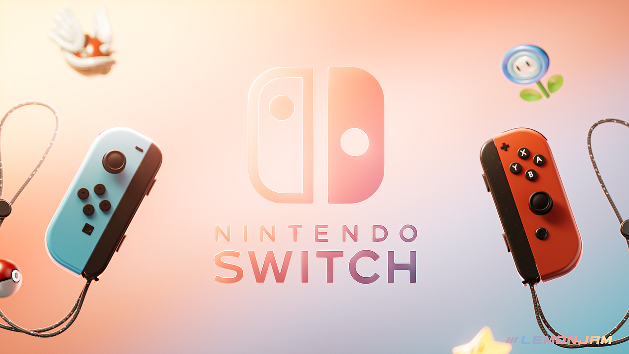 一台switch的渲染之旅（图ZMzU5NTQ5MTcy） - 产品 - 站酷设计师lemonjam原创素材 - 站酷ZCOOL