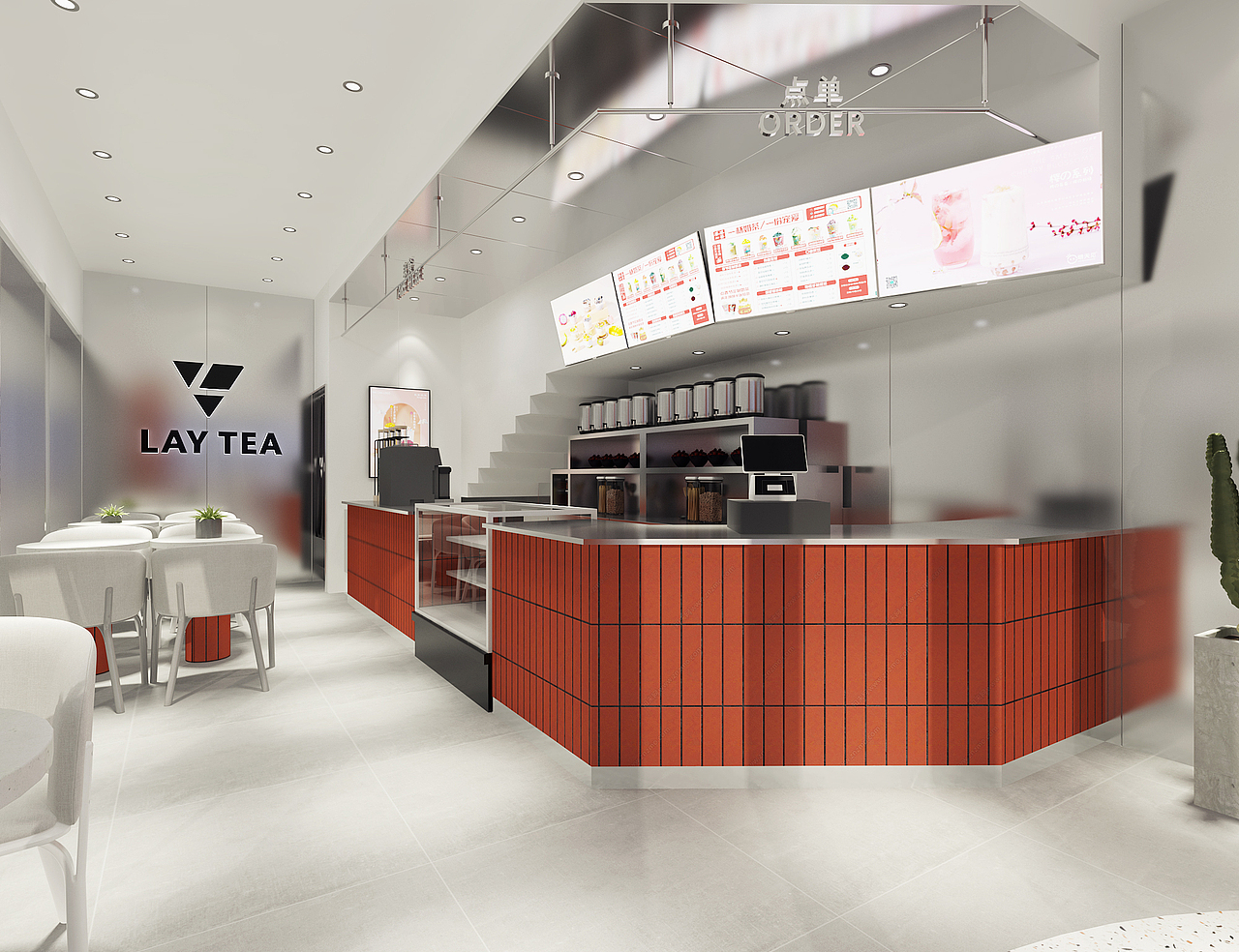 奶茶店设计（图ZMzY0NjgwODE2） - 酒店餐饮设计 - 站酷设计师空谷丨空间设计原创素材 - 站酷ZCOOL