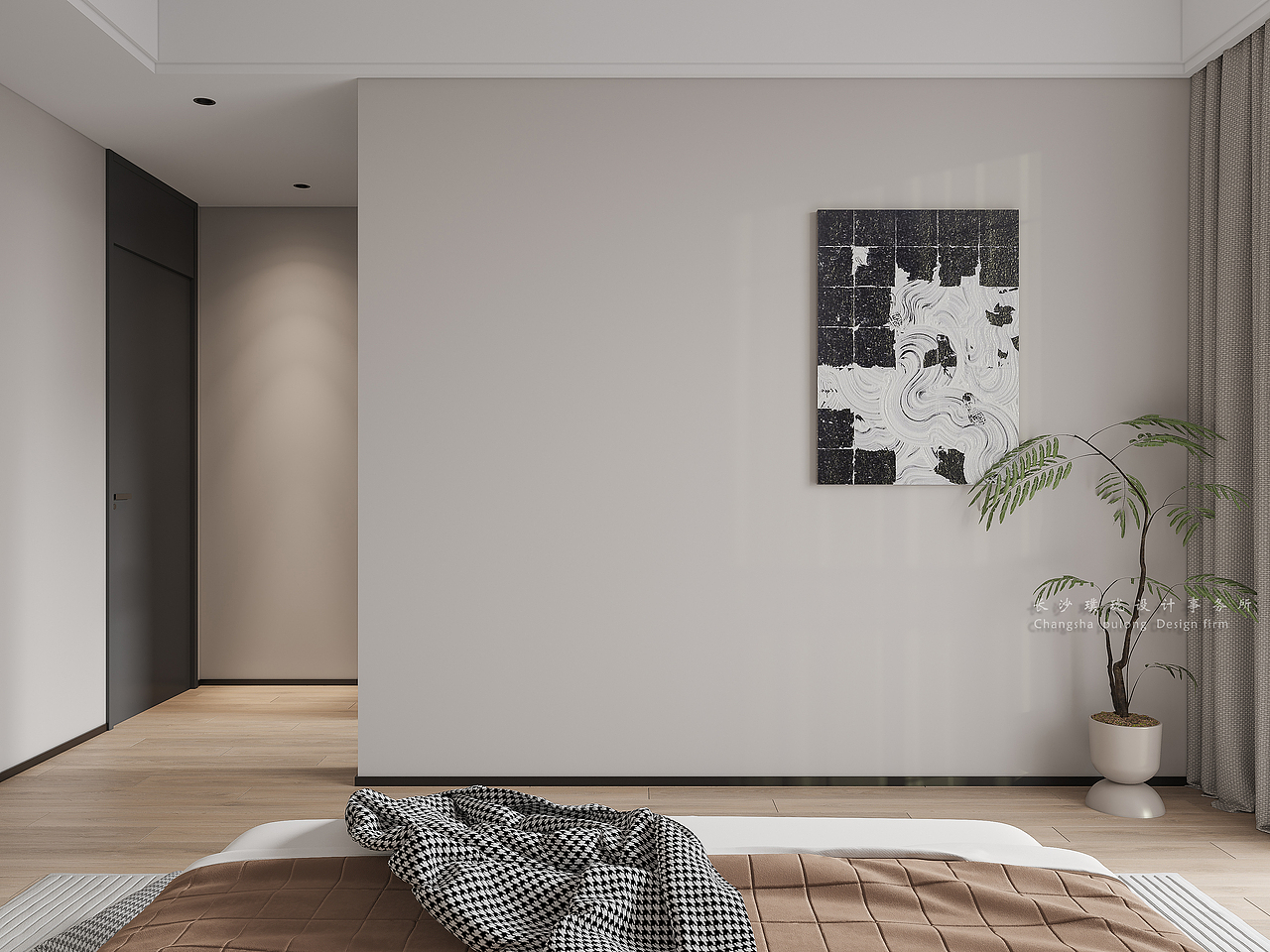 现代卧室（图ZMzM4MDYxMDQ4） - 家装设计 - 站酷设计师效果表现原创素材 - 站酷ZCOOL