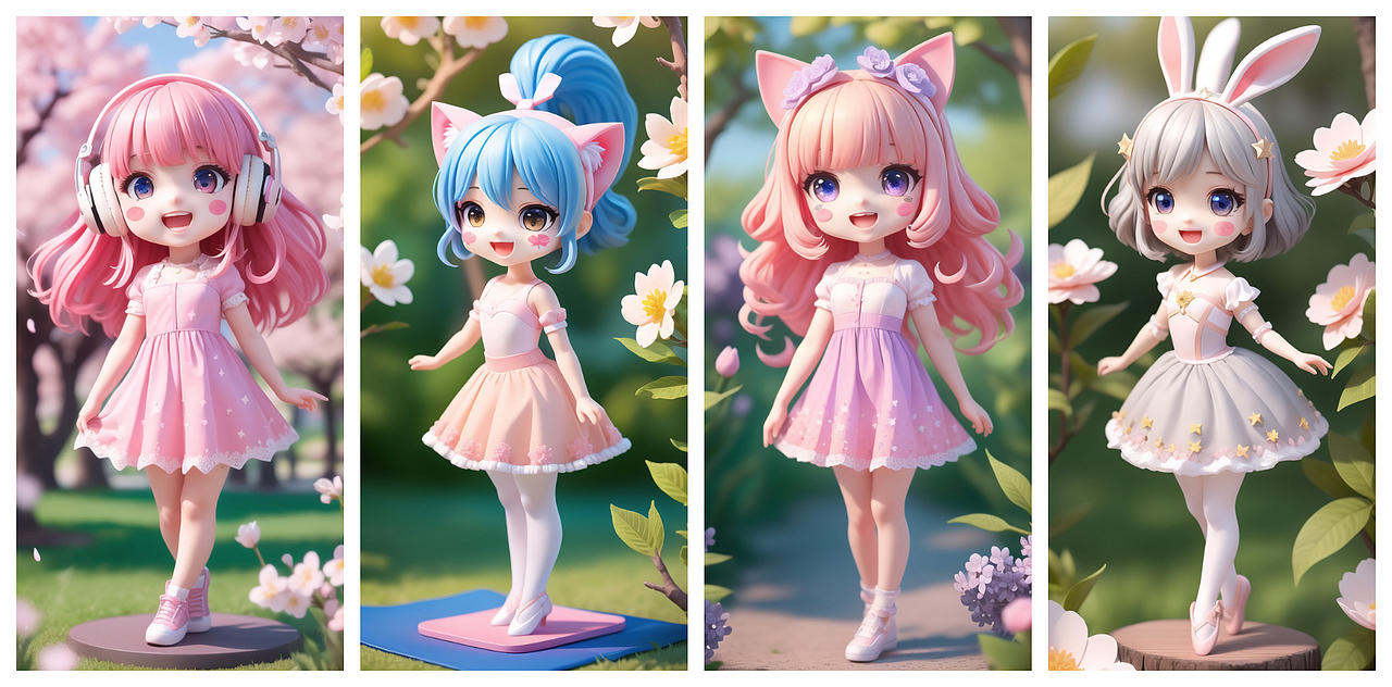 Stable Diffusion 制作 3D人物 盲盒blindbox（圖ZMzM2OTkzNDc2） - 產品 - 站酷設計師Hedwig原創(chuàng)素材 - 站酷ZCOOL