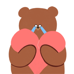 微信表情创作 I 阿比熊ABBY(暴躁篇)