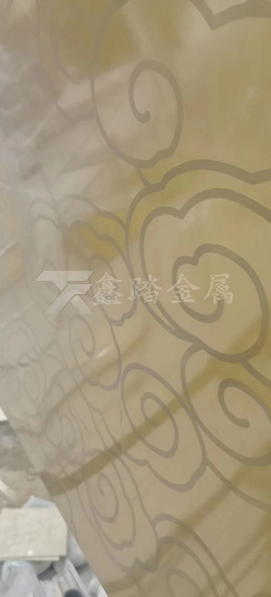 定制酒店商场售楼部天花异形吊顶 不锈钢曲面天花吊顶