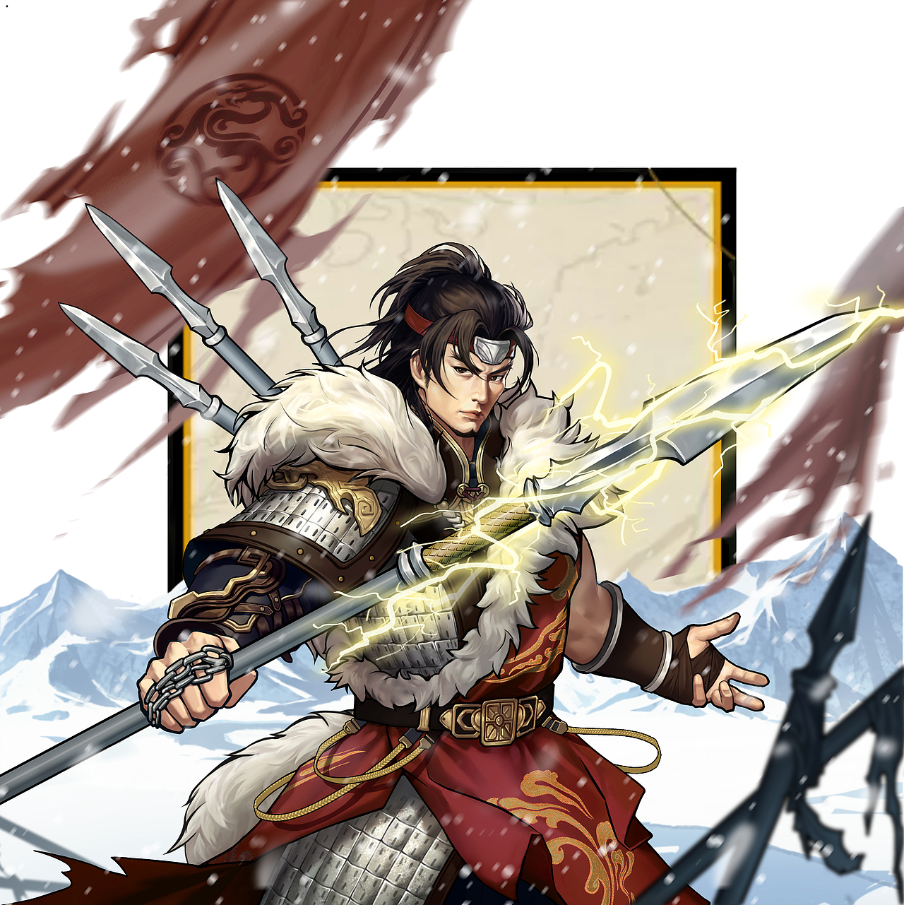 《英雄爱三国》卡牌立绘（图ZMzQ1OTUwMTgw） - 游戏原画 - 站酷设计师狼悖原创素材 - 站酷ZCOOL