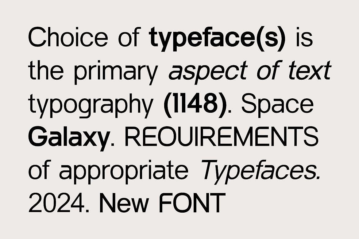 现代简约企业品牌logo海报画册排版无衬线英文字体家族