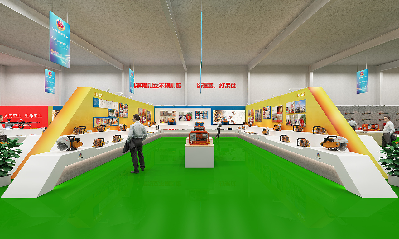 矿山紧急救援中心设备展厅（图ZMzQ5Nzk1Mzky） - 商业空间设计 - 站酷设计师Z96733894原创素材 - 站酷ZCOOL