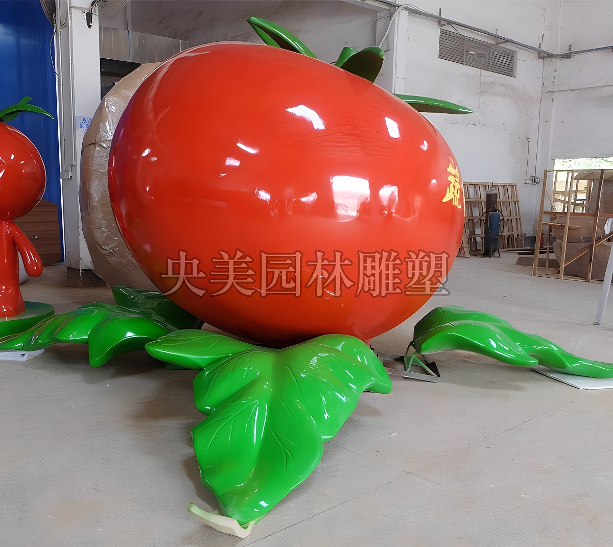 玻璃钢西红柿雕塑