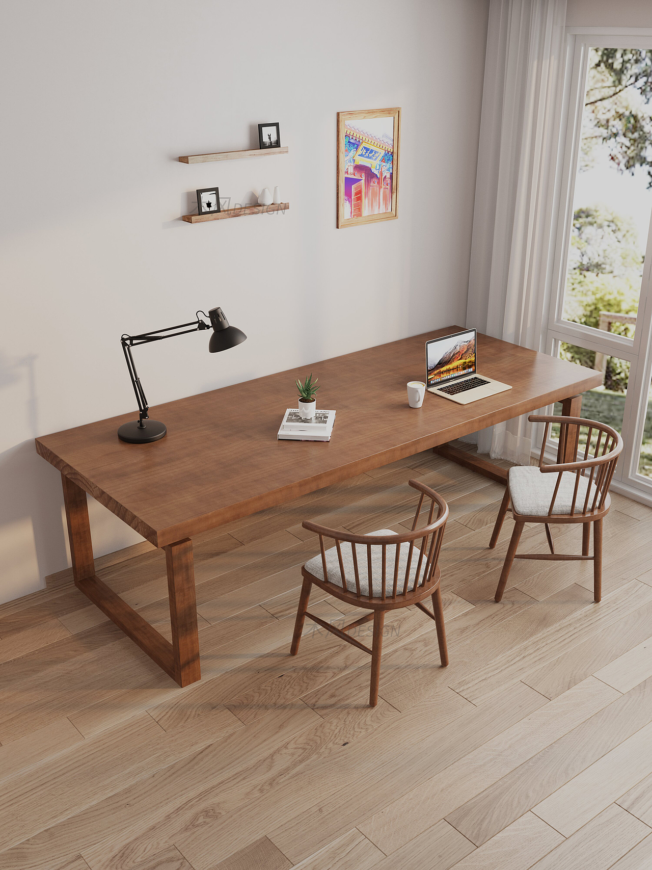 实木书桌椅（图ZMzE0OTY5OTEy） - 产品 - 站酷设计师枫子丶原创素材 - 站酷ZCOOL